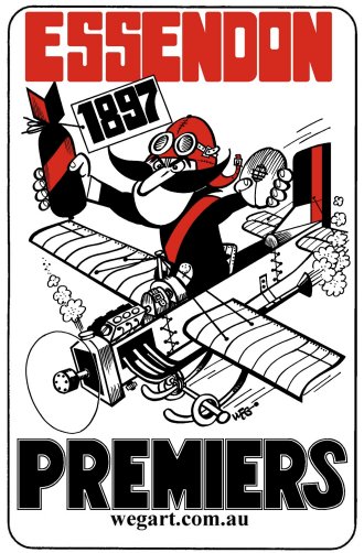 1897 Essendon Fridge Magnet FREE POST WITHIN AUSTRALIA